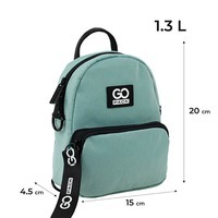 Сумка-рюкзак міні GoPack Education Teens 181XXS-1 м'ятний 1.3л (GO24-181XXS-2)