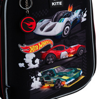 Шкільний каркасний рюкзак Kite Education 555 Hot Wheels Чорний 14л (HW25-555S)