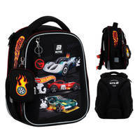 Шкільний каркасний рюкзак Kite Education 555 Hot Wheels Чорний 14л (HW25-555S)