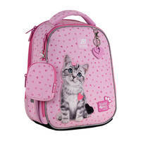 Шкільний каркасний рюкзак Kite Education 555 Studio Pets Рожевий 14л (SP25-555S-1)