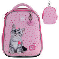 Шкільний каркасний рюкзак Kite Education 555 Studio Pets Рожевий 14л (SP25-555S-1)