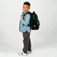 Шкільний каркасний рюкзак Kite Education 555 Play&Win Чорний 14л (K25-555S-2)