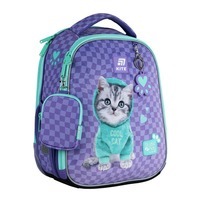 Шкільний каркасний рюкзак Kite Education 555 Studio Pets Фіолетовий 14л (SP25-555S-2)