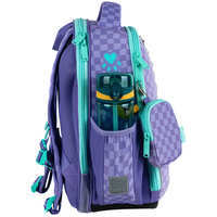 Шкільний каркасний рюкзак Kite Education 555 Studio Pets Фіолетовий 14л (SP25-555S-2)