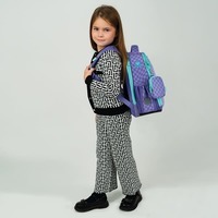 Шкільний каркасний рюкзак Kite Education 555 Studio Pets Фіолетовий 14л (SP25-555S-2)