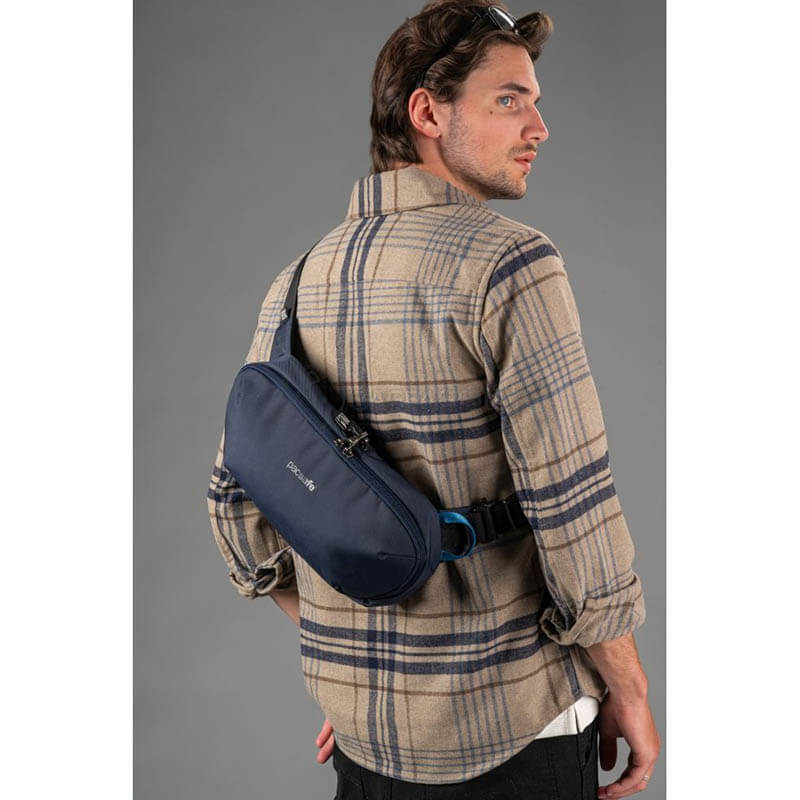 Сумка слінг антизлодій Pacsafe Metrosafe X Urban Sling 5л темно-синій (30615658)