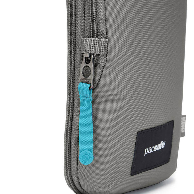 Сумка через плече антизлодій Pacsafe GO Tech Crossbody 4 ст. захисту 0.2л сірий (35175146)