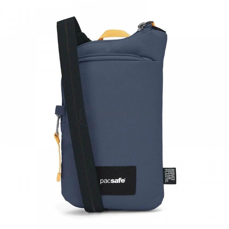 Сумка через плече антизлодій Pacsafe GO Tech Crossbody 4 ст. захисту 0.2л темно-синій (35175651)