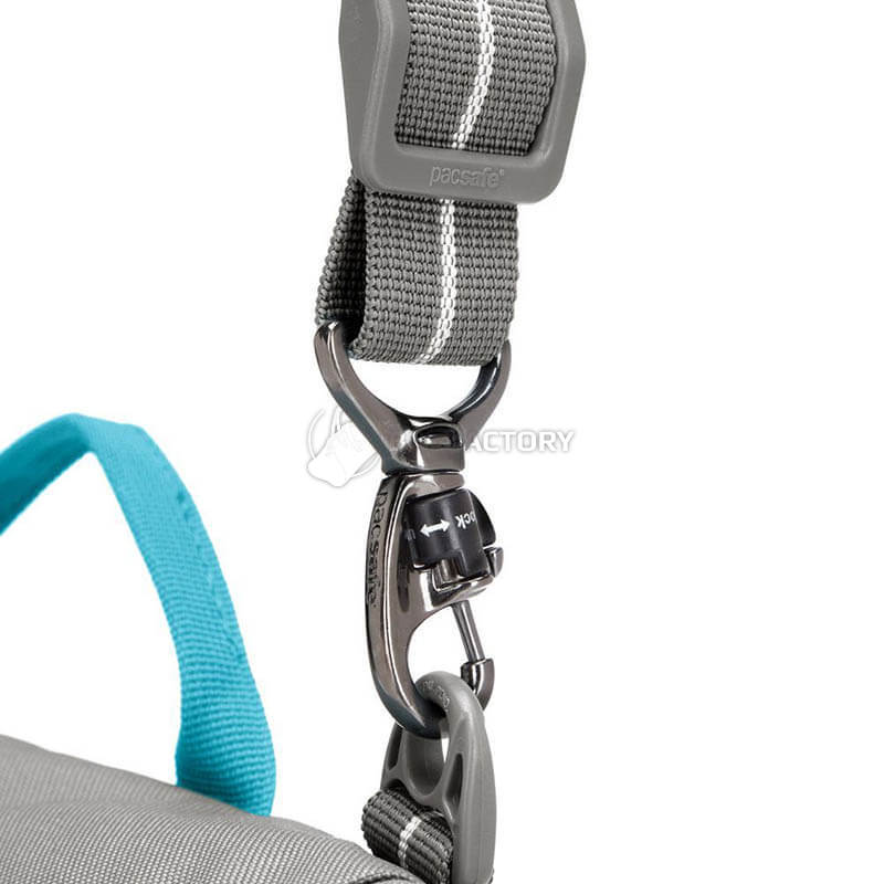 Жіноча сумка антизлодій Pacsafe GO Saddle Crossbody 6 ст. захисту 7 л сірий (35140146)