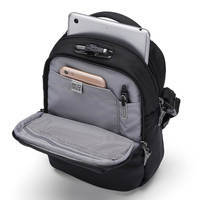 Сумка через плече антизлодій Pacsafe V Companion Crossbody 5 ст. захисту 5л чорний (61105130)