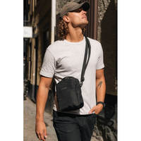 Сумка через плече антизлодій Pacsafe V Companion Crossbody 5 ст. захисту 5л чорний (61105130)
