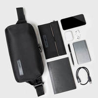 Сумка слінг антизлодій Pacsafe x SLNT pocket sling 3л чорний (83102100)