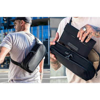 Сумка слінг антизлодій Pacsafe x SLNT pocket sling 3л чорний (83102100)