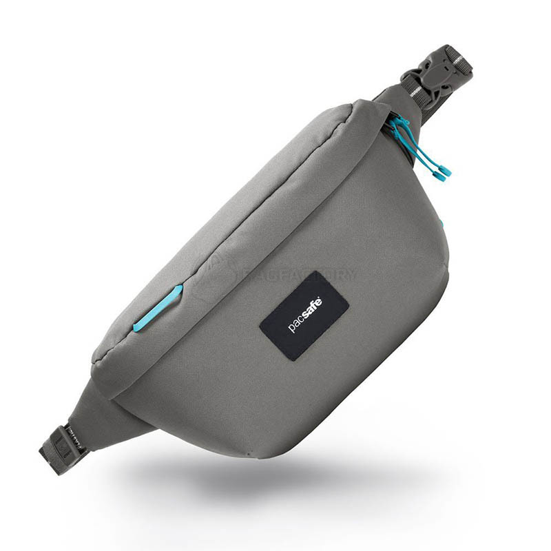 Сумка слінг антизлодій Pacsafe GO 5 ст. захисту 2.5 л сірий (35100146)