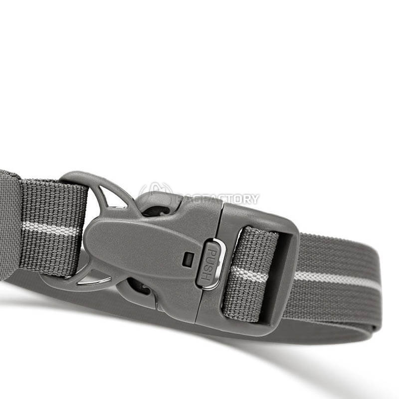 Сумка слінг антизлодій Pacsafe GO 5 ст. захисту 2.5 л сірий (35100146)