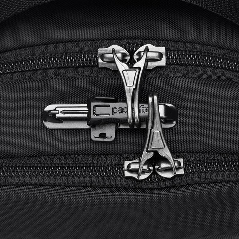 Сумка через плече антизлодій Pacsafe V Tour Crossbody 5 ст. захисту 7л чорний (61110130)