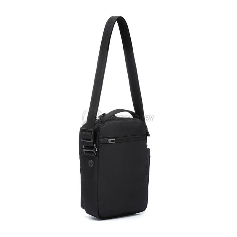 Сумка через плече антизлодій Pacsafe V Tour Crossbody 5 ст. захисту 7л чорний (61110130)