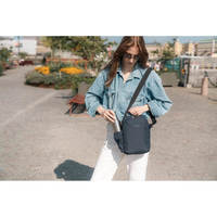 Сумка через плече антизлодій Pacsafe V Tour Crossbody 5 ст. захисту 7л темно-синій (61110658)