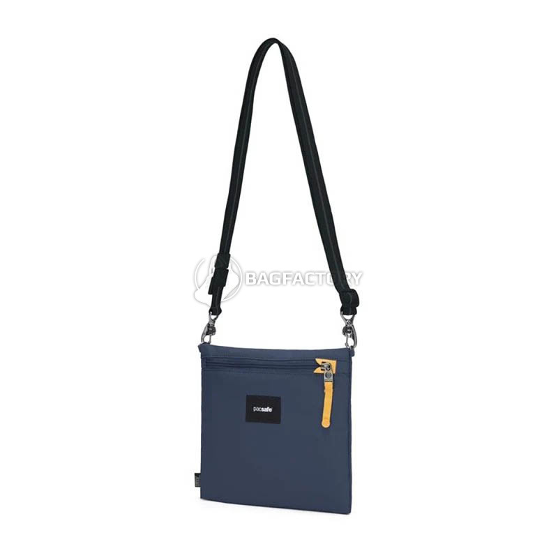 Жіноча сумка антизлодій Pacsafe GO Crossbody Pouch 4 ст. захисту 3.5 л темно-синій (35125651)