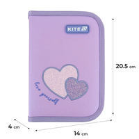 Пенал без наповнення Kite Sweetheart 621, 1 відділення, 1 відворот (K25-621-1)