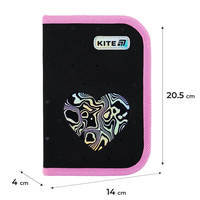 Пенал без наповнення Kite Love is 622, 1 відділення, 2 відвороти (K25-622-3)