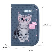 Пенал без наповнення Kite Studio Pets 622-1 SP, 1 відділення, 2 відвороти (SP25-622-1)