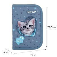 Пенал без наповнення Kite Studio Pets 622-3 SP, 1 відділення, 2 відвороти (SP25-622-3)