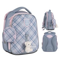 Шкільний каркасний рюкзак Kite Education 555 College Line Girl Сірий 14л (K25-555S-6)