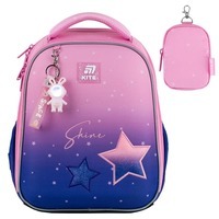 Шкільний каркасний рюкзак Kite Education 55 Sparkling Рожевий 14 л (K25-555S-9)
