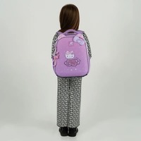 Шкільний каркасний рюкзак Kite Education 555 Hello Kitty Рожевий 14 л (HK25-555S)