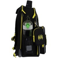 Шкільний каркасний рюкзак Kite Education 556 DC Batman Чорний 12 л (DC25-556M)