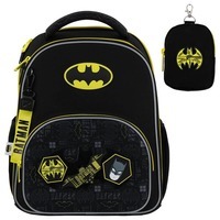 Шкільний каркасний рюкзак Kite Education 556 DC Batman Чорний 12 л (DC25-556M)