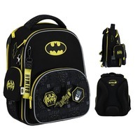 Шкільний каркасний рюкзак Kite Education 556 DC Batman Чорний 12 л (DC25-556M)