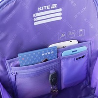 Шкільний каркасний рюкзак Kite Education 556 Kuromi Чорний/фіолетовий 12 л (HK25-556M)