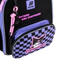 Шкільний каркасний рюкзак Kite Education 556 Kuromi Чорний/фіолетовий 12 л (HK25-556M)