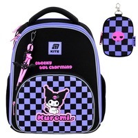Шкільний каркасний рюкзак Kite Education 556 Kuromi Чорний/фіолетовий 12 л (HK25-556M)