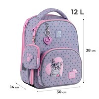 Шкільний каркасний рюкзак Kite Education 556 Studio Pets 12 л (SP25-556M)