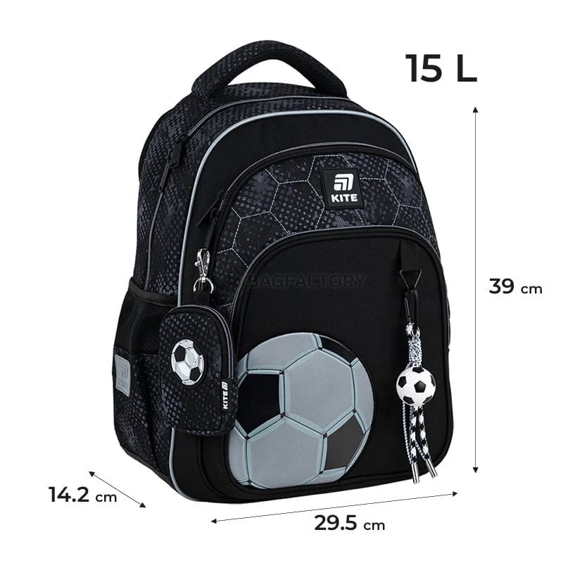 Шкільний рюкзак Kite Education 763M Football 15 л (K25-763M-2)