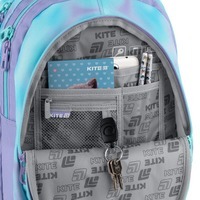 Шкільний рюкзак для підлітка Kite Education teens 8001M-2 Фіолетовий з блакитним 20.5 л (K25-8001M-2)