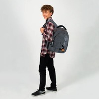 Шкільний рюкзак для підлітка Kite Education teens 8001M Naruto Shippuden Сірий 20.5 л (NR25-8001M)