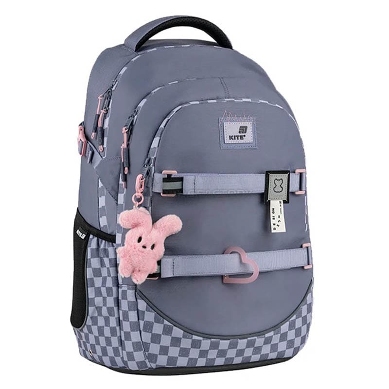 Шкільний рюкзак для підлітка Kite Education teens 727L-3 Сірий 19.5 л (K25-727L-3)