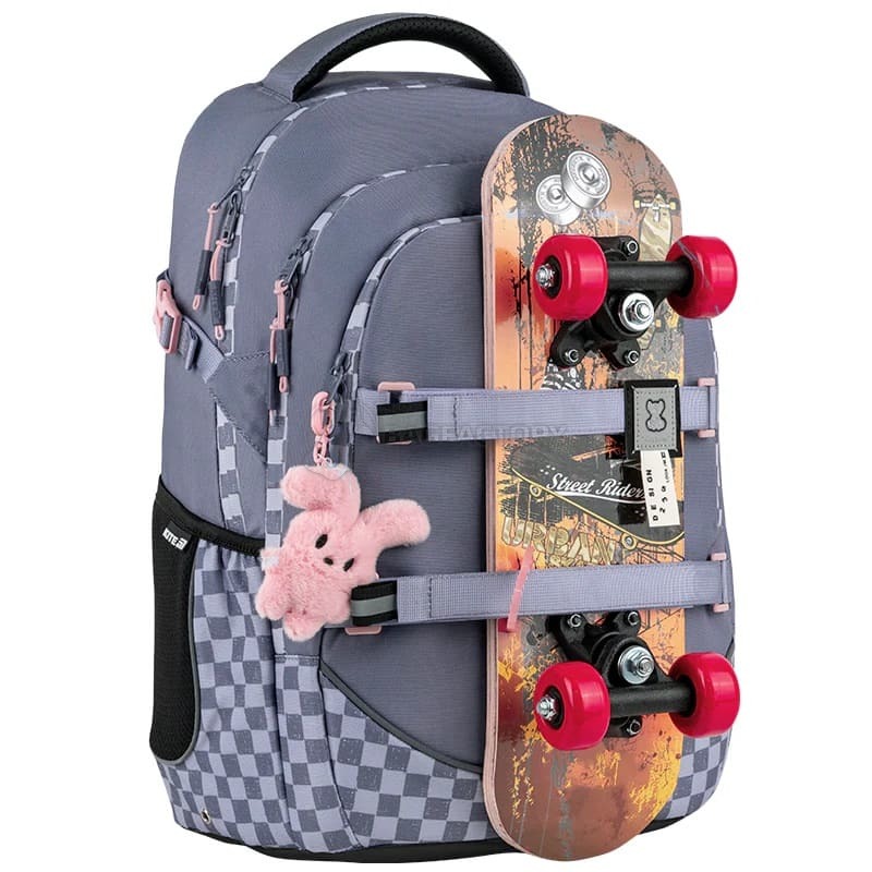 Шкільний рюкзак для підлітка Kite Education teens 727L-3 Сірий 19.5 л (K25-727L-3)