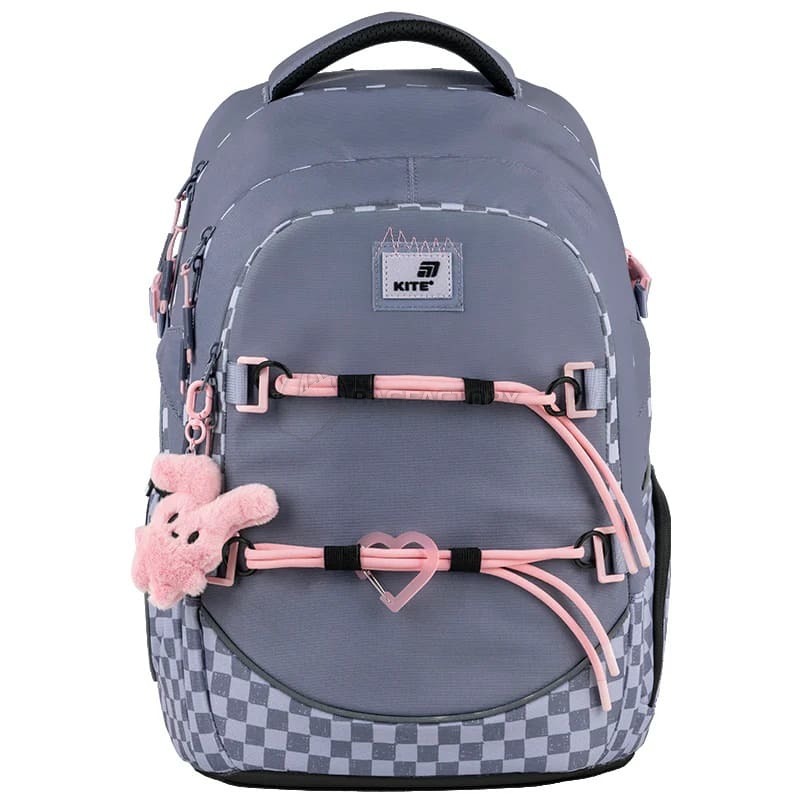 Шкільний рюкзак для підлітка Kite Education teens 727L-3 Сірий 19.5 л (K25-727L-3)