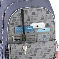 Шкільний рюкзак для підлітка Kite Education teens 727L-3 Сірий 19.5 л (K25-727L-3)