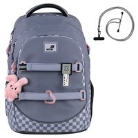 Шкільний рюкзак для підлітка Kite Education teens 727L-3 Сірий 19.5 л (K25-727L-3)