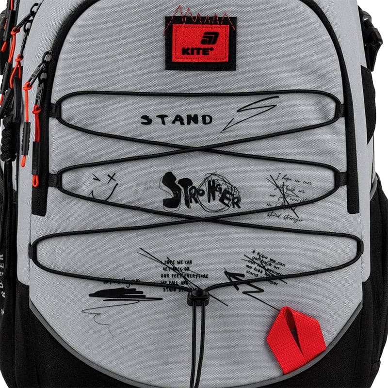 Шкільний рюкзак для підлітка Kite Education teens 727L-2 Сірий 19.5 л (K25-727L-2)