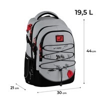 Шкільний рюкзак для підлітка Kite Education teens 727L-2 Сірий 19.5 л (K25-727L-2)