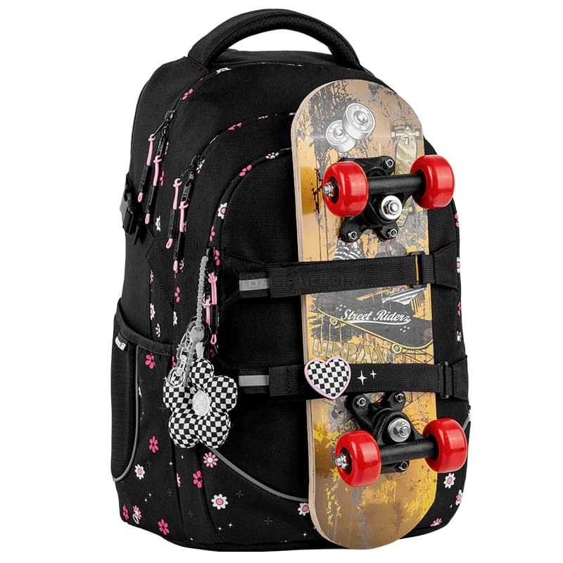 Шкільний рюкзак для підлітка Kite Education teens 727L-4 Чорний 19.5 л (K25-727L-4)