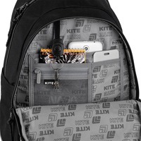 Шкільний рюкзак для підлітка Kite Education teens 2575M-2 Чорний 19 л (K25-2575M-2)