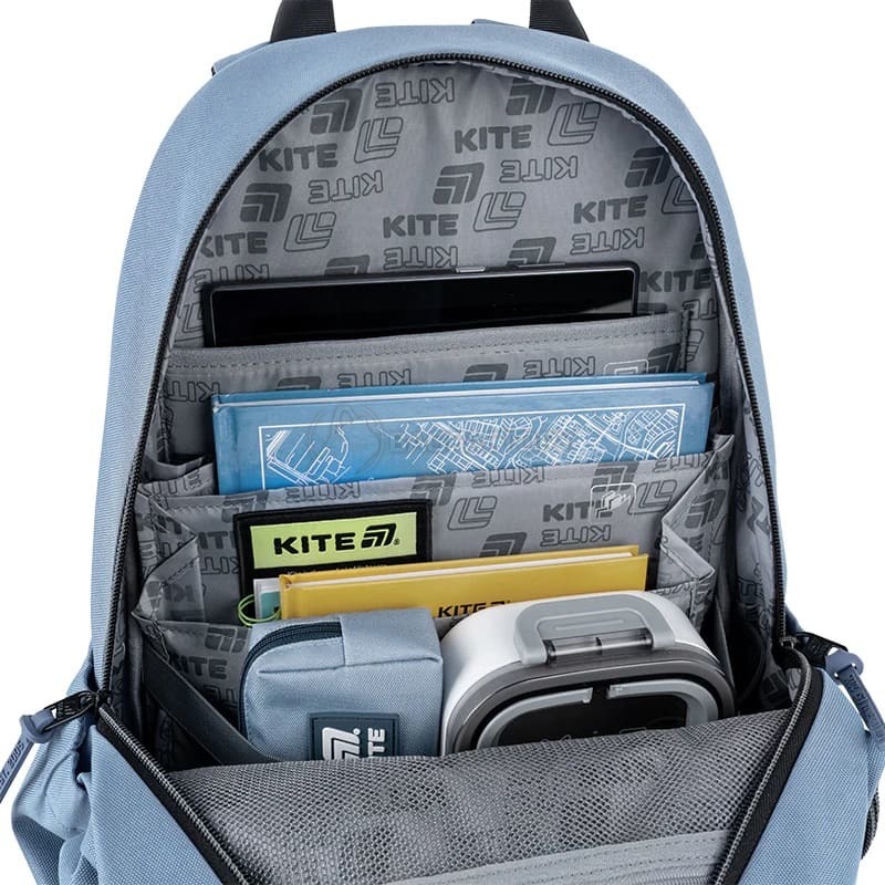 Шкільний рюкзак для підлітка Kite Education teens 2575M-1 Сірий 19 л (K25-2575M-1)
